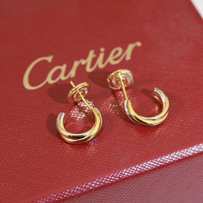 [Cadisa] TRINITY ON DIAMOND MINI EARRINGS