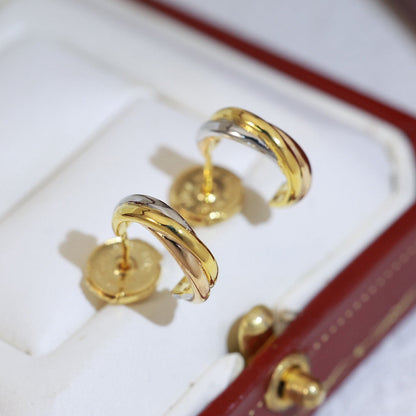 [Cadisa] TRINITY ON DIAMOND MINI EARRINGS