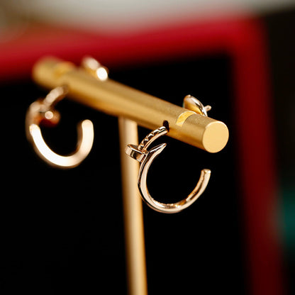 [Cadisa] JUSTE NO DIAMOND SMALL EARRINGS