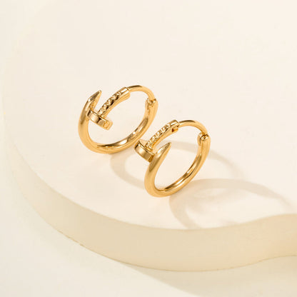 [Cadisa] JUSTE NO DIAMOND MINI EARRINGS