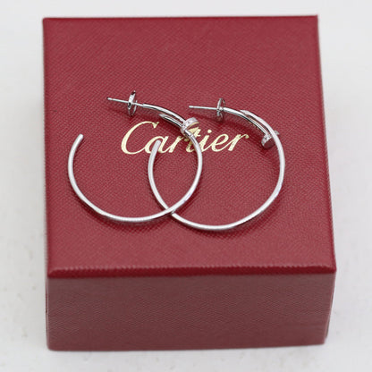 [Cadisa] JUSTE HALF DIAMOND LARGE EARRINGS