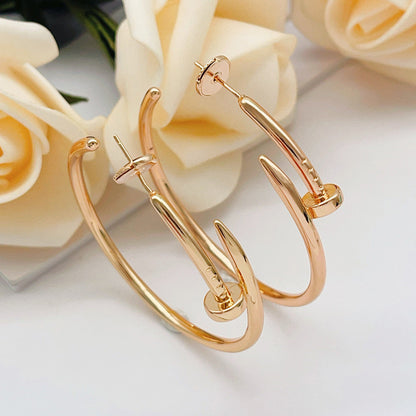 [Cadisa] JUSTE NO DIAMOND LARGE EARRINGS