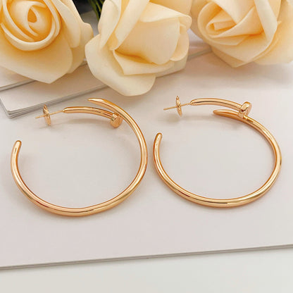 [Cadisa] JUSTE NO DIAMOND LARGE EARRINGS