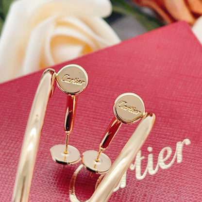 [Cadisa] JUSTE NO DIAMOND LARGE EARRINGS