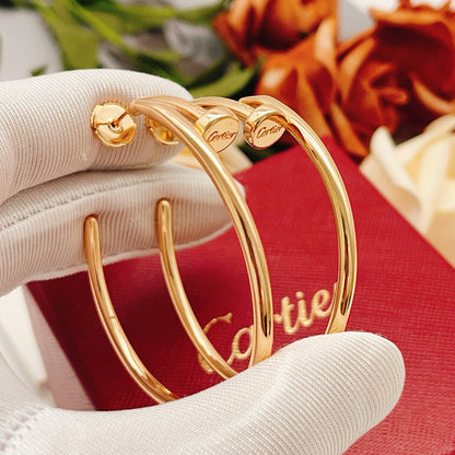 [Cadisa] JUSTE NO DIAMOND LARGE EARRINGS