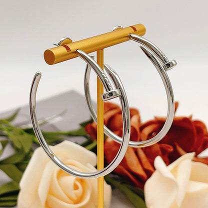[Cadisa] JUSTE NO DIAMOND LARGE EARRINGS