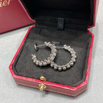 [Cadisa] CLASH FULL DIAMOND MEDIUM EARRINGS