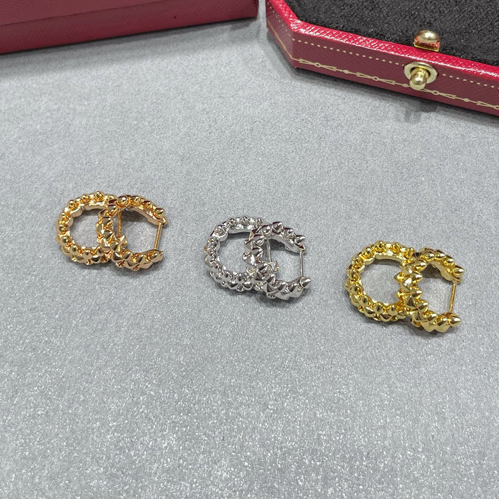 [Cadisa] CLASH MINI HOOP EARRINGS