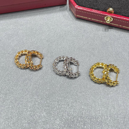 [Cadisa] CLASH MINI HOOP EARRINGS