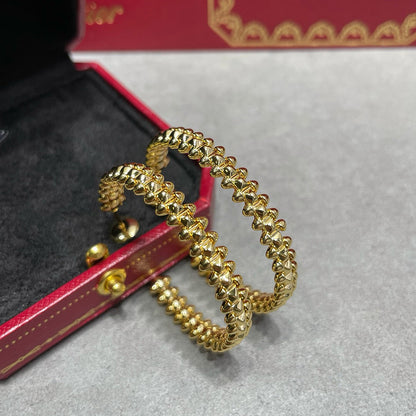 [Cadisa] CLASH HOOP LARGE EARRINGS