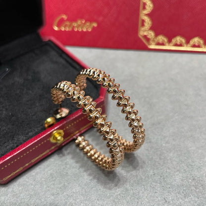 [Cadisa] CLASH HOOP LARGE EARRINGS