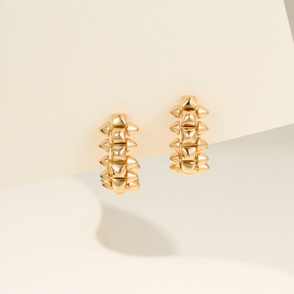 [Cadisa] CLASH MINI HOOP EARRINGS