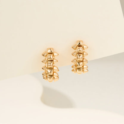 [Cadisa] CLASH MINI HOOP EARRINGS
