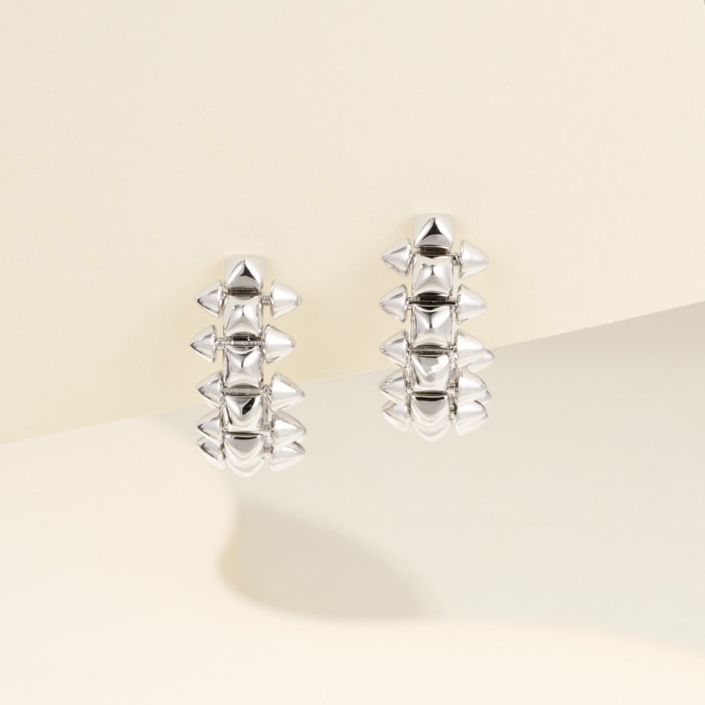[Cadisa] CLASH MINI HOOP EARRINGS