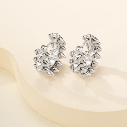 [Cadisa] CLASH MINI HOOP EARRINGS