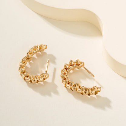 [Cadisa] CLASH MINI HOOP EARRINGS