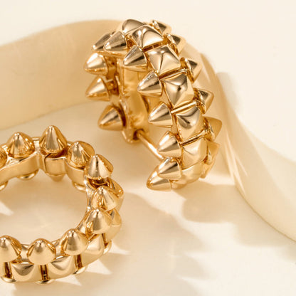 [Cadisa] CLASH MINI HOOP EARRINGS