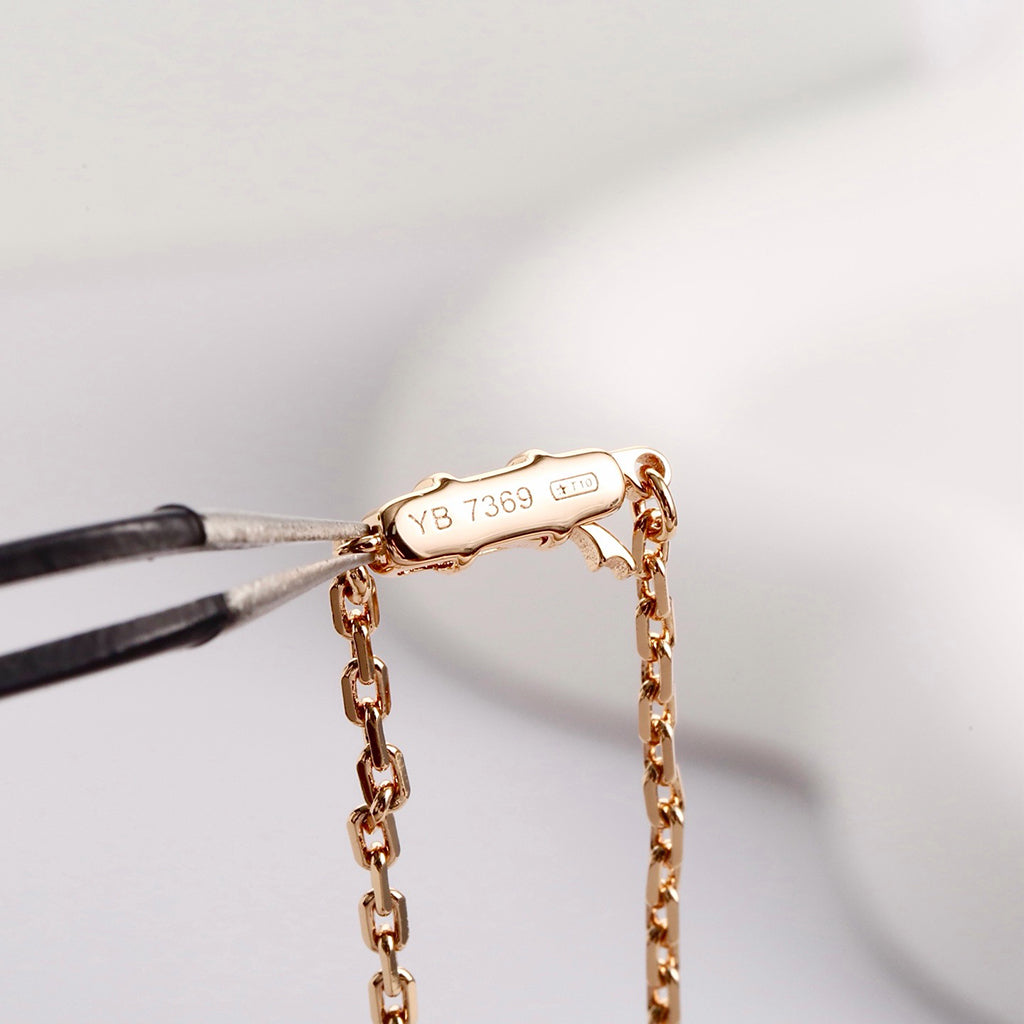 [Cadisa] LOVE NECKLACE 16MM  FULL DIAMOND