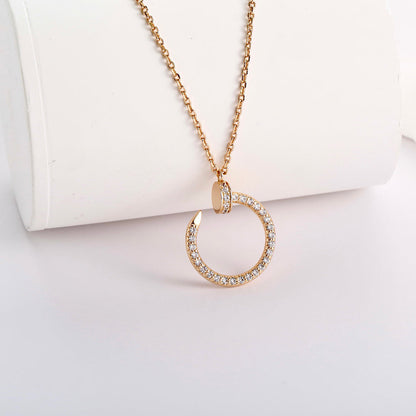 [Cadisa] JUSTE NECKLACE FULL DIAMOND