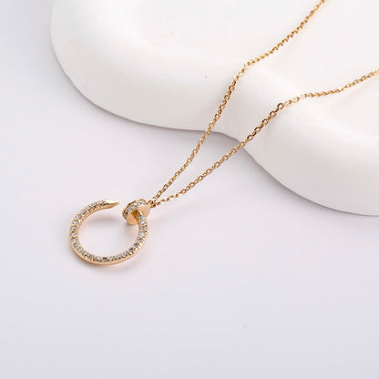[Cadisa] JUSTE NECKLACE FULL DIAMOND
