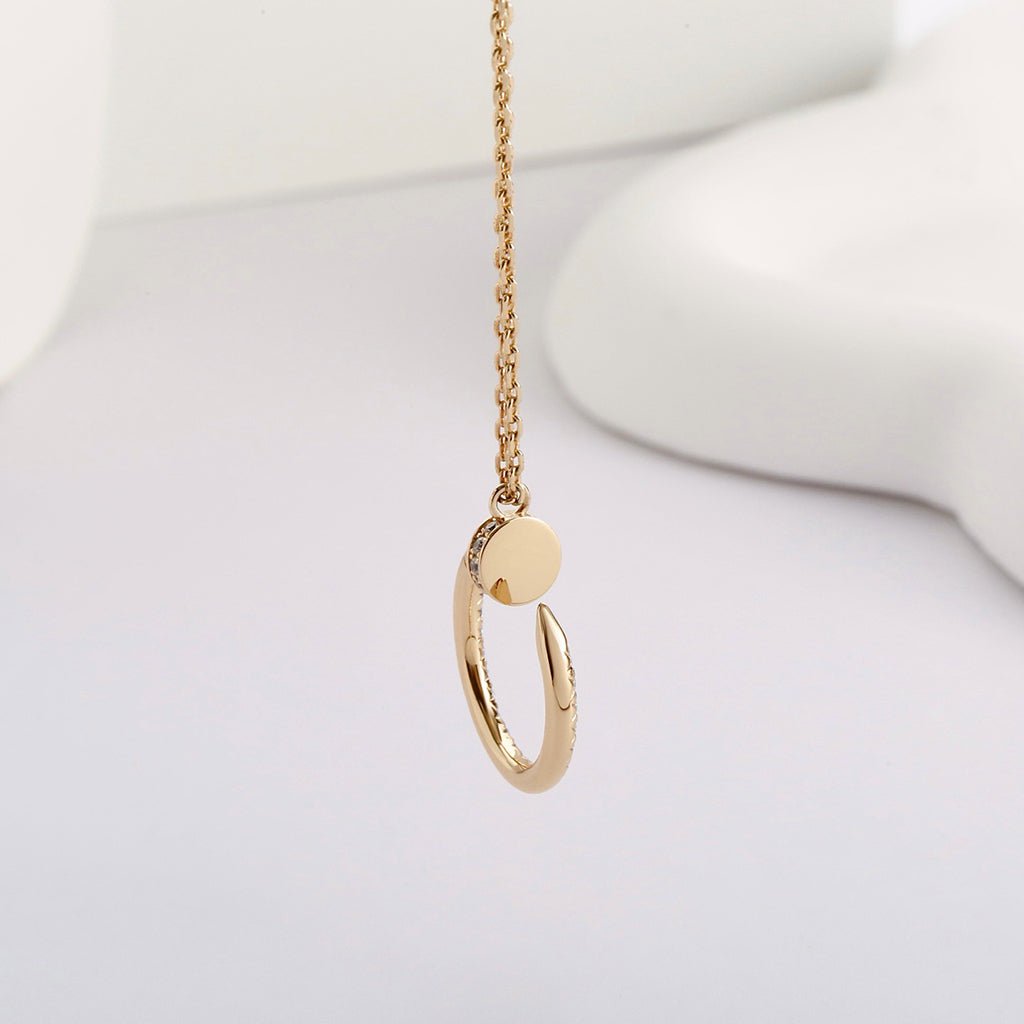 [Cadisa] JUSTE NECKLACE FULL DIAMOND