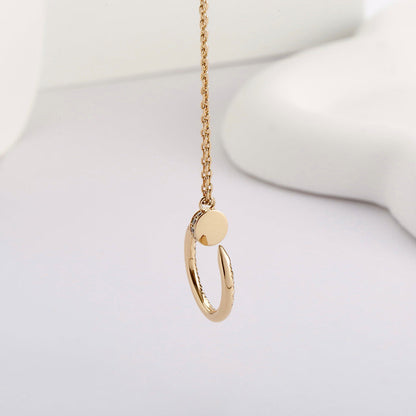 [Cadisa] JUSTE NECKLACE FULL DIAMOND