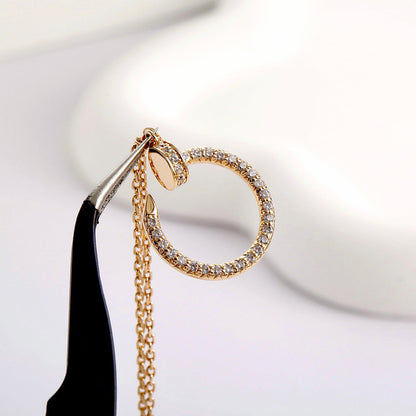 [Cadisa] JUSTE NECKLACE FULL DIAMOND