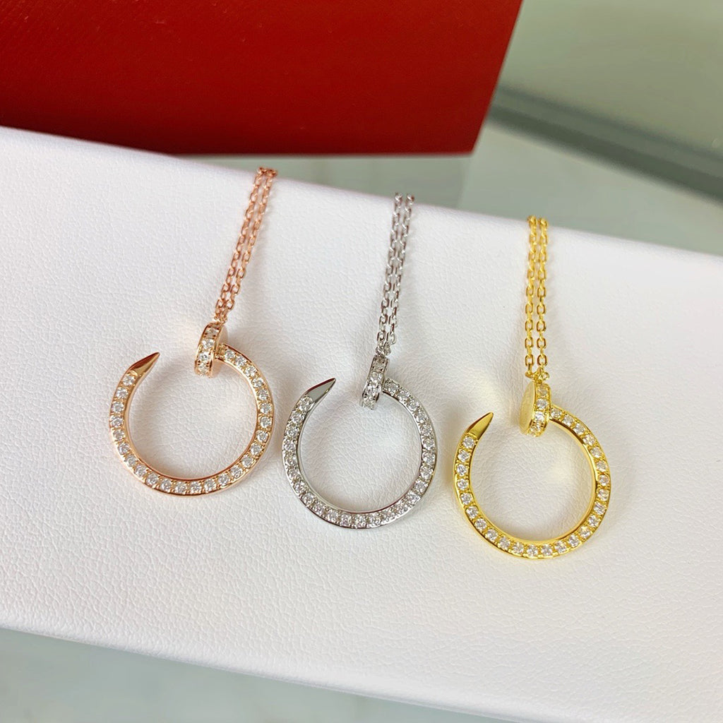 [Cadisa] JUSTE NECKLACE FULL DIAMOND