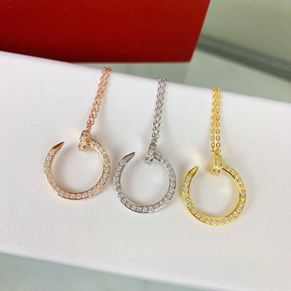 [Cadisa] JUSTE NECKLACE FULL DIAMOND