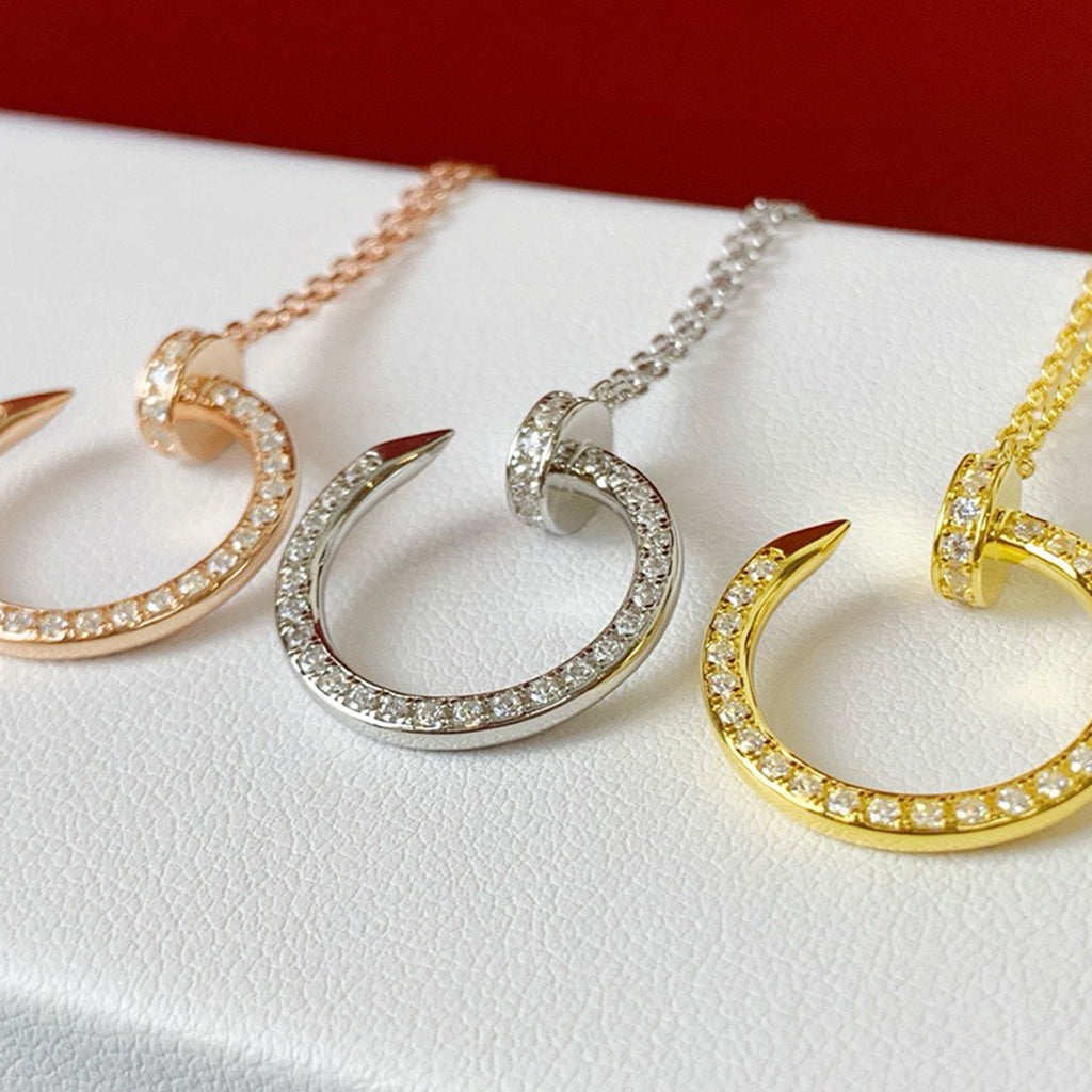 [Cadisa] JUSTE NECKLACE FULL DIAMOND