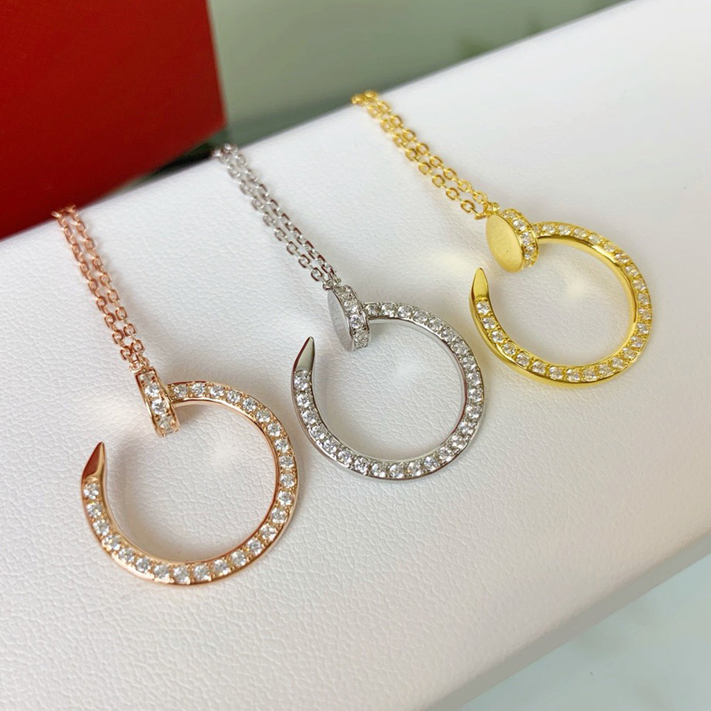 [Cadisa] JUSTE NECKLACE FULL DIAMOND