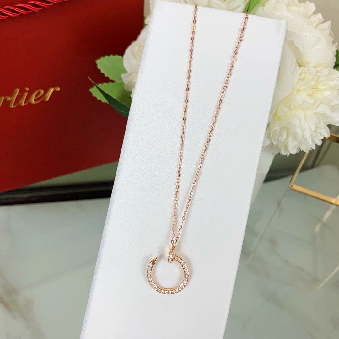 [Cadisa] JUSTE NECKLACE FULL DIAMOND