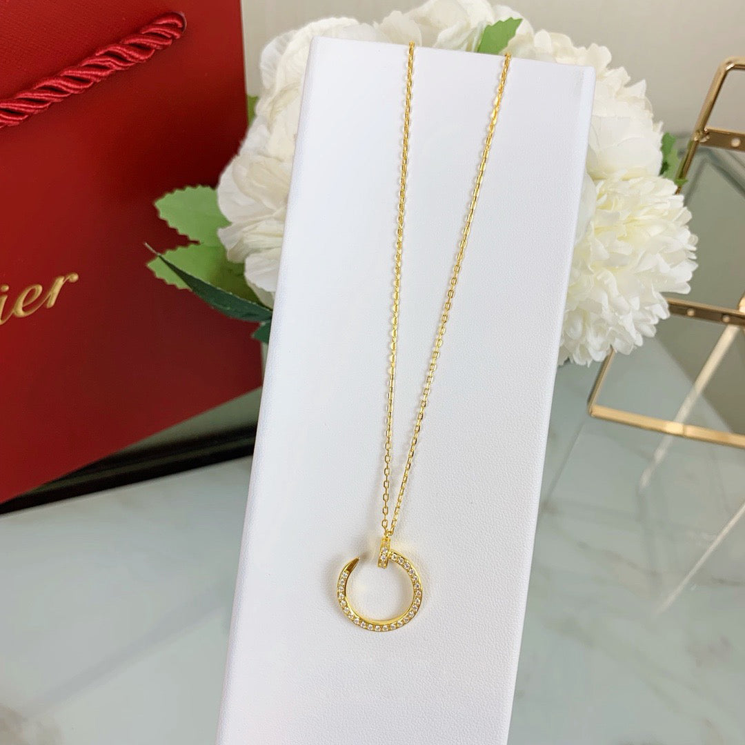 [Cadisa] JUSTE NECKLACE FULL DIAMOND