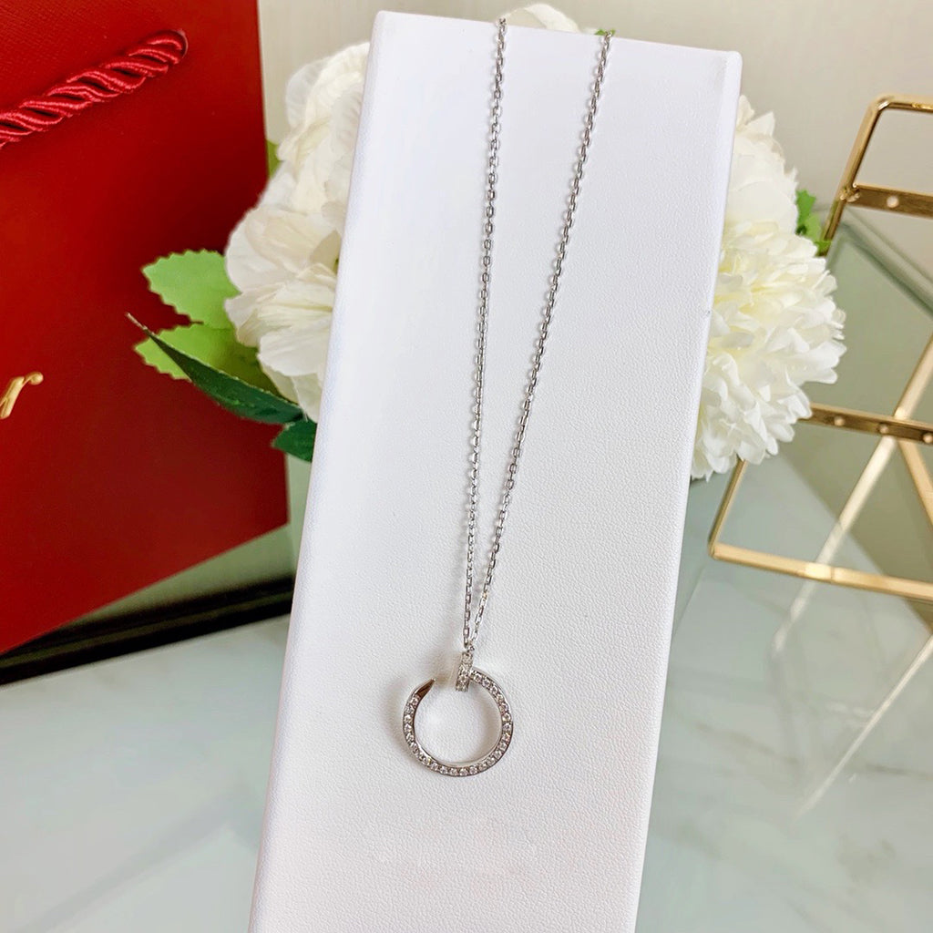 [Cadisa] JUSTE NECKLACE FULL DIAMOND