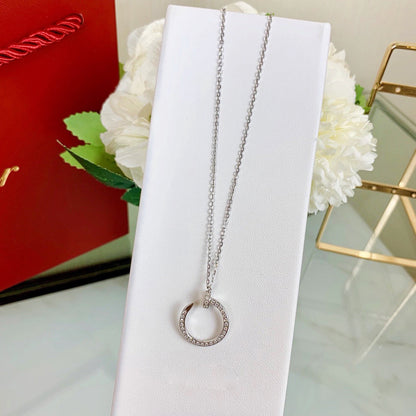 [Cadisa] JUSTE NECKLACE FULL DIAMOND