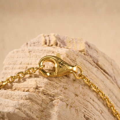 [Cadisa] JUSTE NECKLACE HALF DIAMOND