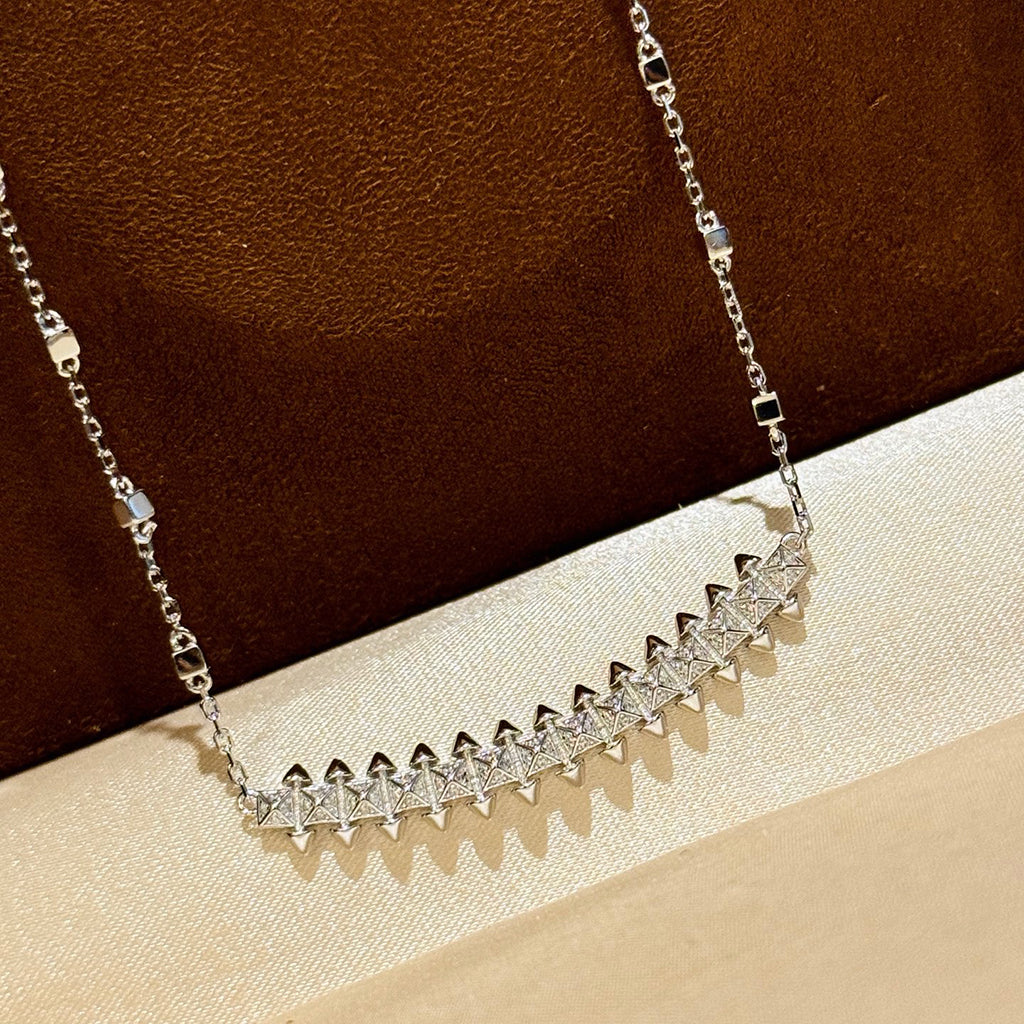 [Cadisa] CLASH  SMALL FULL DIAMOND NECKLACE