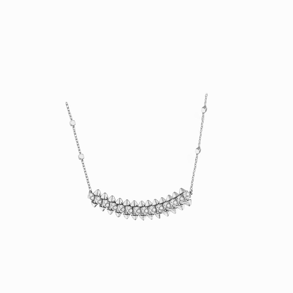 [Cadisa] CLASH  SMALL FULL DIAMOND NECKLACE