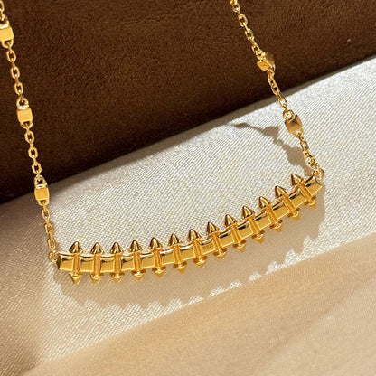 [Cadisa] CLASH  SMALL FULL DIAMOND NECKLACE