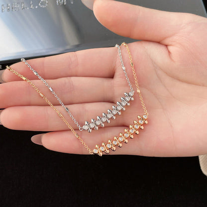 [Cadisa] CLASH  MEDIUM DIAMOND NECKLACE