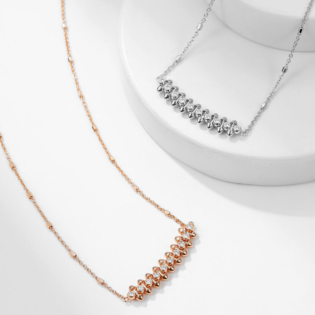 [Cadisa] CLASH  MEDIUM DIAMOND NECKLACE