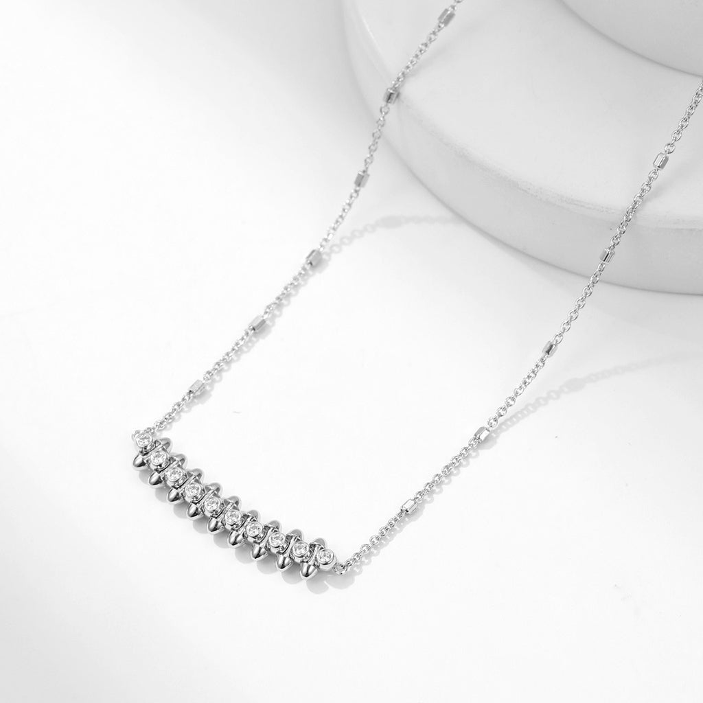 [Cadisa] CLASH  MEDIUM DIAMOND NECKLACE