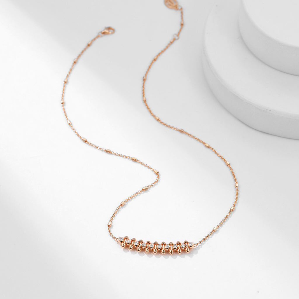 [Cadisa] CLASH  MEDIUM DIAMOND NECKLACE