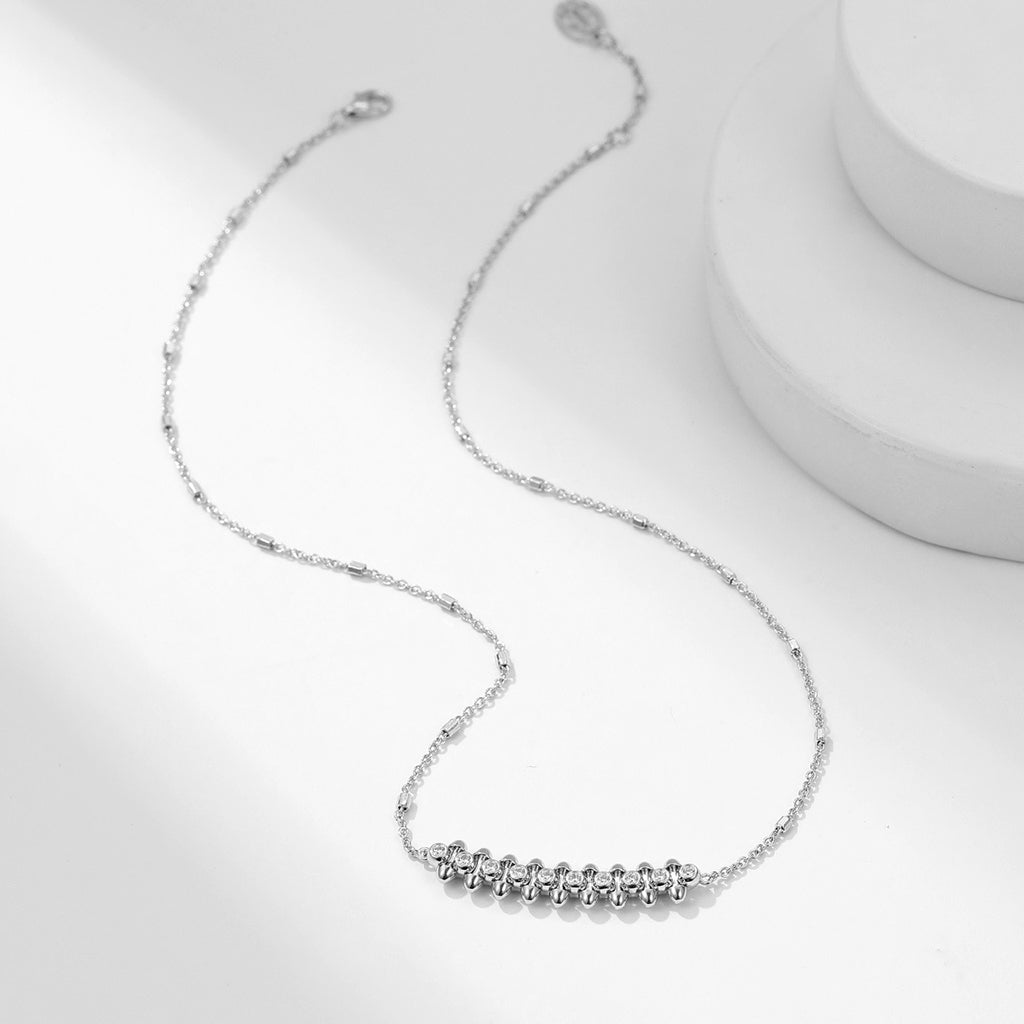 [Cadisa] CLASH  MEDIUM DIAMOND NECKLACE