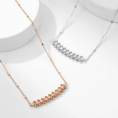 [Cadisa] CLASH  MEDIUM DIAMOND NECKLACE