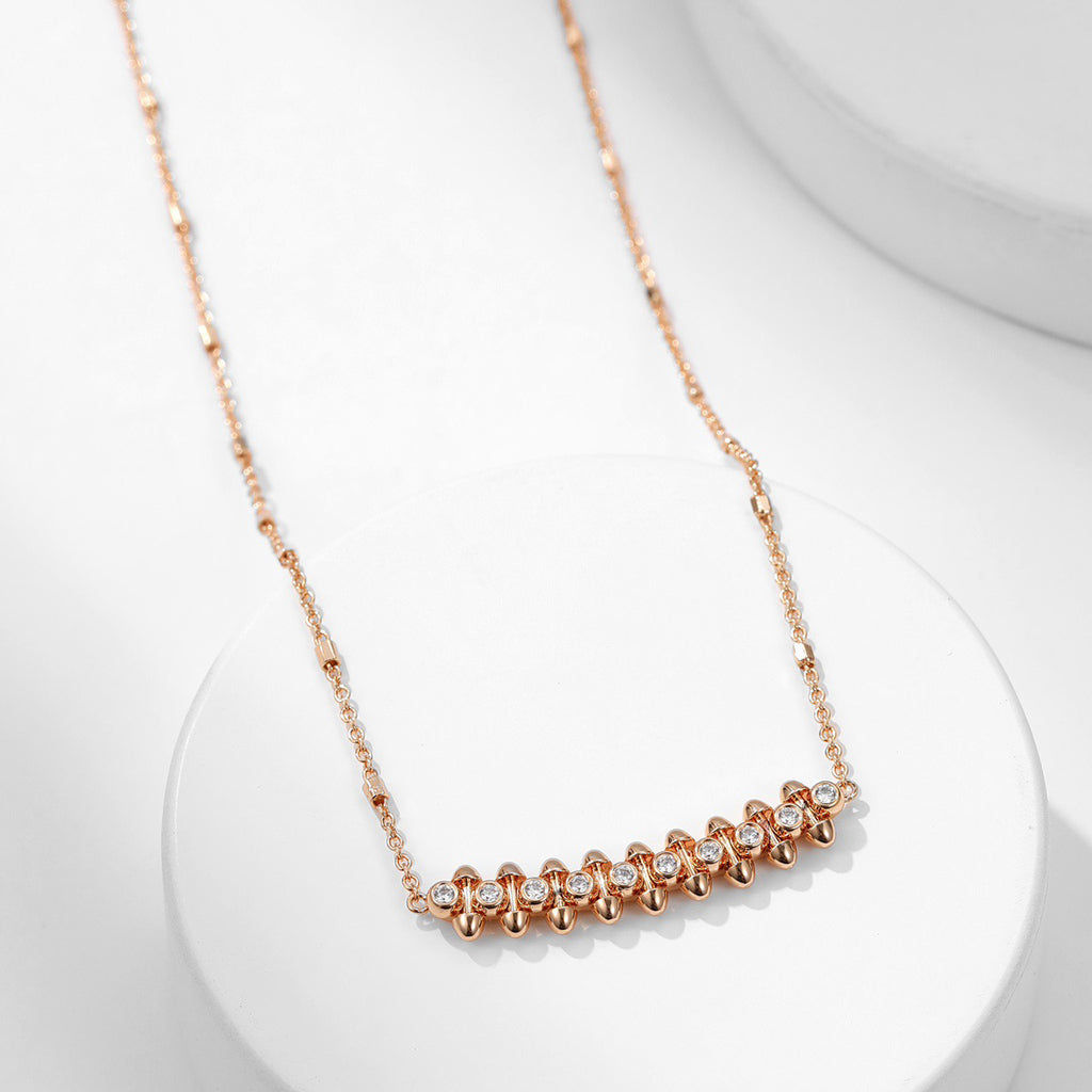 [Cadisa] CLASH  MEDIUM DIAMOND NECKLACE