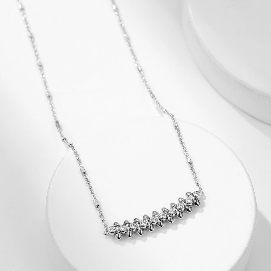[Cadisa] CLASH  MEDIUM DIAMOND NECKLACE