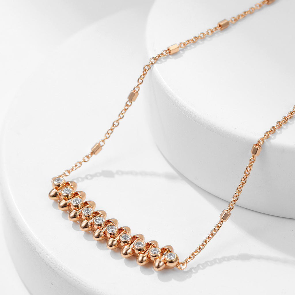 [Cadisa] CLASH  MEDIUM DIAMOND NECKLACE