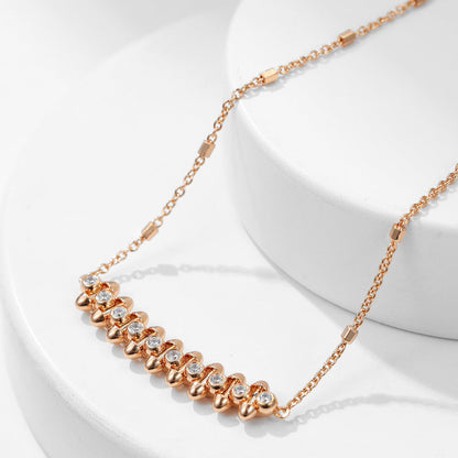 [Cadisa] CLASH  MEDIUM DIAMOND NECKLACE