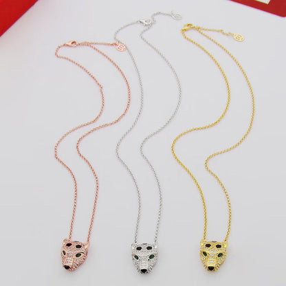 [Cadisa] PANTHERE FULL DIAMOND NECKLACE